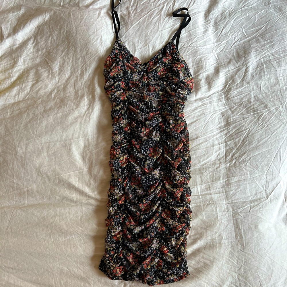Q Luv fashion nova fashion q mini lace tie tight dress womens medium